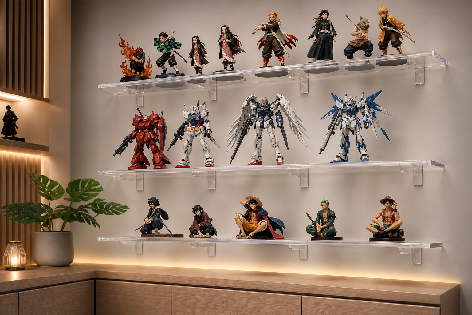 コレクションケース 壁掛け フィギュア ガンプラ アクリル